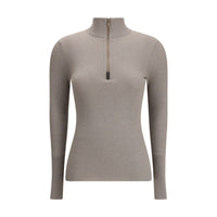 Brunello Cucinelli Brown Cashmere Sweatshirt