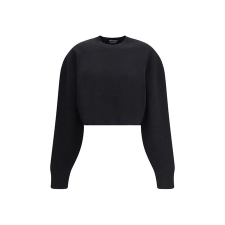 Tom Ford Black Fleece Wool Sweatshirt