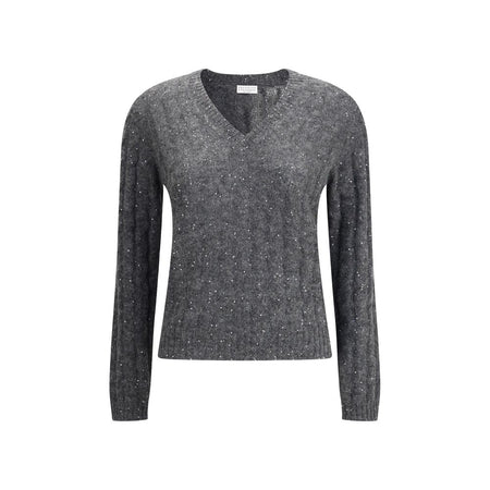 Brunello Cucinelli Gray Mohair Sweatshirt