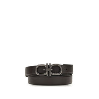 Ferragamo Brown Calf Leather Bos Taurus Regular Belt