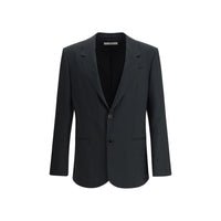 Ami Paris Gray Fleece Wool Clothing