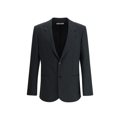 Ami Paris Gray Fleece Wool Clothing