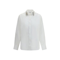Alexander McQueen White Cotton Dress Shirt