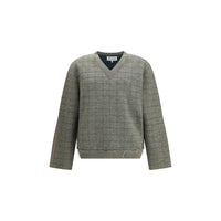 Margiela Green Fleece Wool Sweatshirt