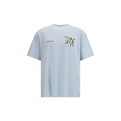 Represent Light Blue Cotton T-Shirt