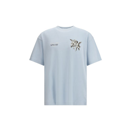 Represent Light Blue Cotton T-Shirt