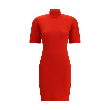 Jacquemus Red Merino Wool Casual Dress