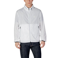 Armani Exchange White Polyester Shell Jacket