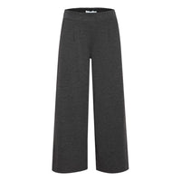 ICHI Gray Recycled Polyester Flared Pants