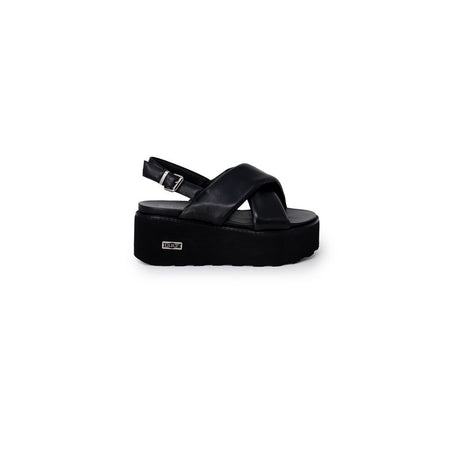 Cult Black Leather Sandal