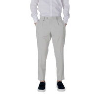 Antony Morato Gray Polyester Dress Pants