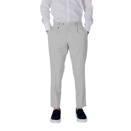 Antony Morato Gray Polyester Dress Pants