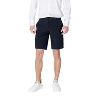 Armani Exchange Blue Polyamide Bermuda Shorts