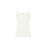 Morgan De Toi Cream Cotton Tank Tops