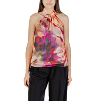 Morgan De Toi Pink Recycled Polyester Blouse