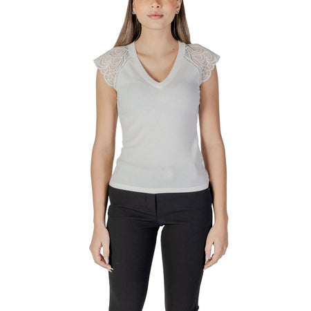 Morgan De Toi White Recycled Polyester Tank Tops