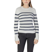 Morgan De Toi White Cotton Sweatshirt