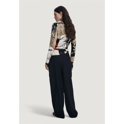 Desigual Green Viscose Sweatshirt