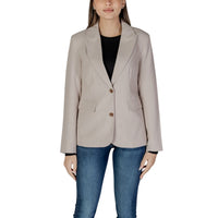 Only Beige Recycled Polyester Blazer