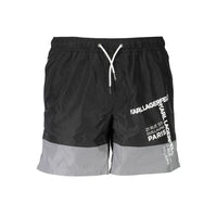 Karl Lagerfeld Black Polyester Swimwear