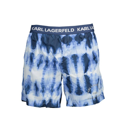 Karl Lagerfeld Blue Polyester Swimwear
