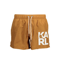 Karl Lagerfeld Brown Polyester Swimwear