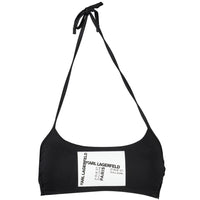 Karl Lagerfeld Black Elastane Swimwear