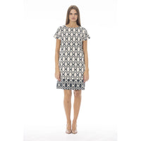 Baldinini Trend White Cotton Dress