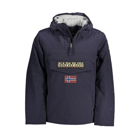 Napapijri Blue Polyamide Jackets & Coat