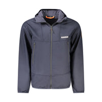 Napapijri Blue Polyester Men Jacket