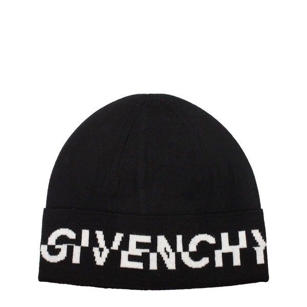 Givenchy Black Wool Beanie by Givenchy
