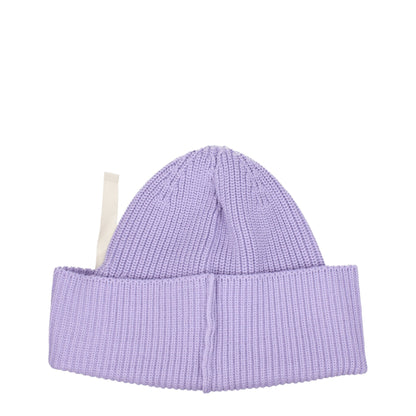 Jacquemus Purple Cotton Beanie