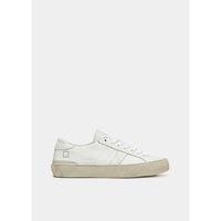 D.A.T.E White Leather Sneaker