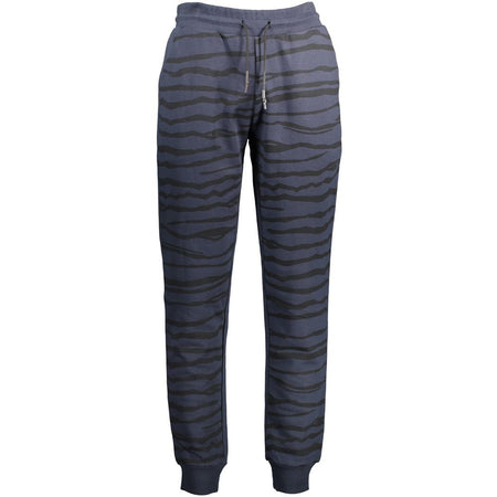 Cavalli Class Blue Cotton Pant