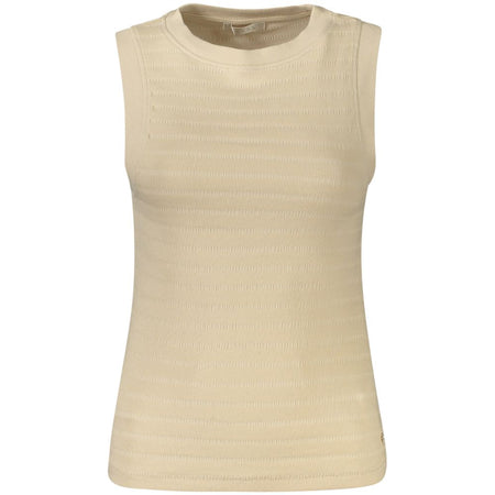 Guess Jeans Beige Cotton Tank Top