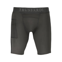 Trussardi Black Polyester Pant