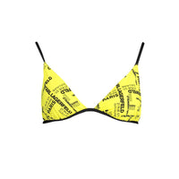 Karl Lagerfeld Yellow Elastane Swimwear