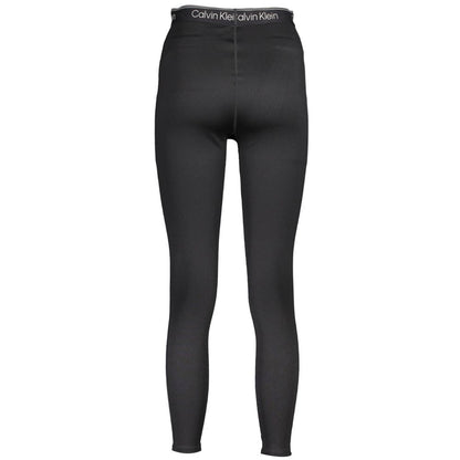 Calvin Klein Black Polyester Pant