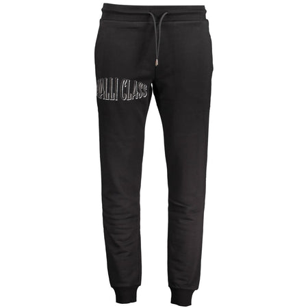 Cavalli Class Black Cotton Pant