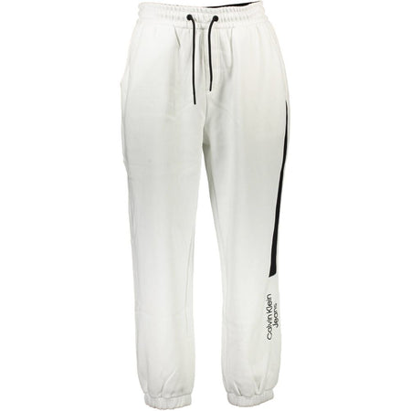 Calvin Klein White Cotton Pant