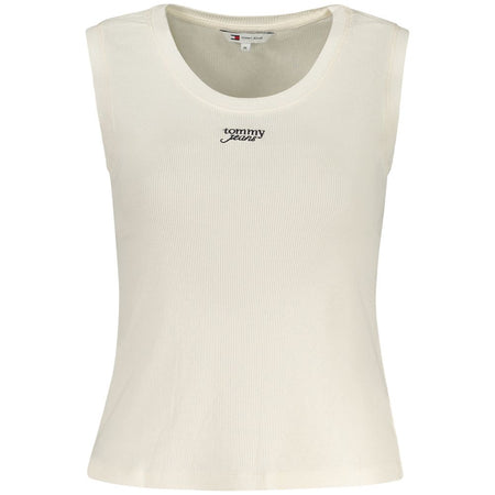 Tommy Hilfiger Beige Cotton Tank Top