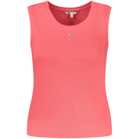 Tommy Hilfiger Pink Cotton Tank Top