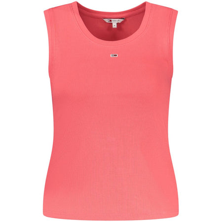 Tommy Hilfiger Pink Cotton Tank Top