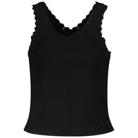 Guess Jeans Black Viscose Tank Top
