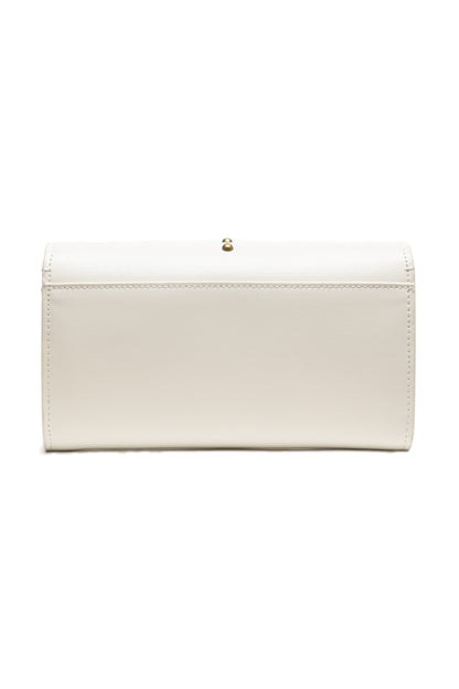 PINKO White Leather One Simply Love Mini Bag
