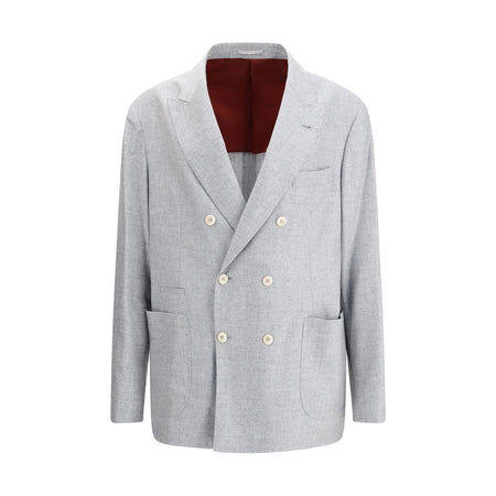Brunello Cucinelli Gray Wool Blazer