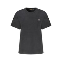 Napapijri Black Cotton T-Shirt