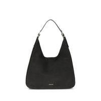 Michael Kors Black Calf Leather Bos Taurus Shoulder Bag
