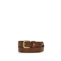 Valentino Garavani Brown Leather Regular Belt