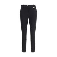 Burberry Black Cotton Casual Pants